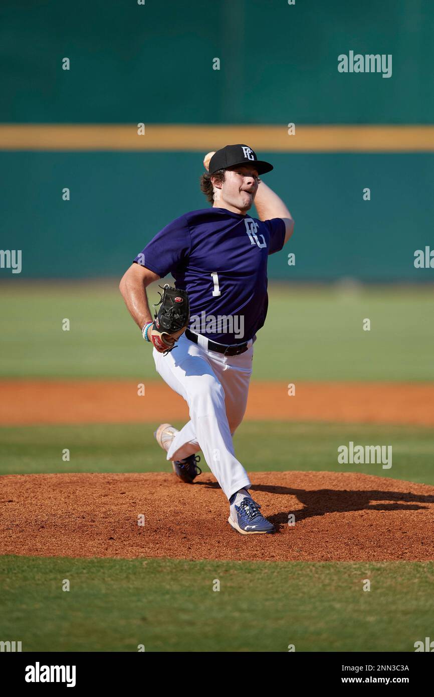 Mason Albright (1) of Catoctin High School in Thurmont, MD during the Perfect Game National