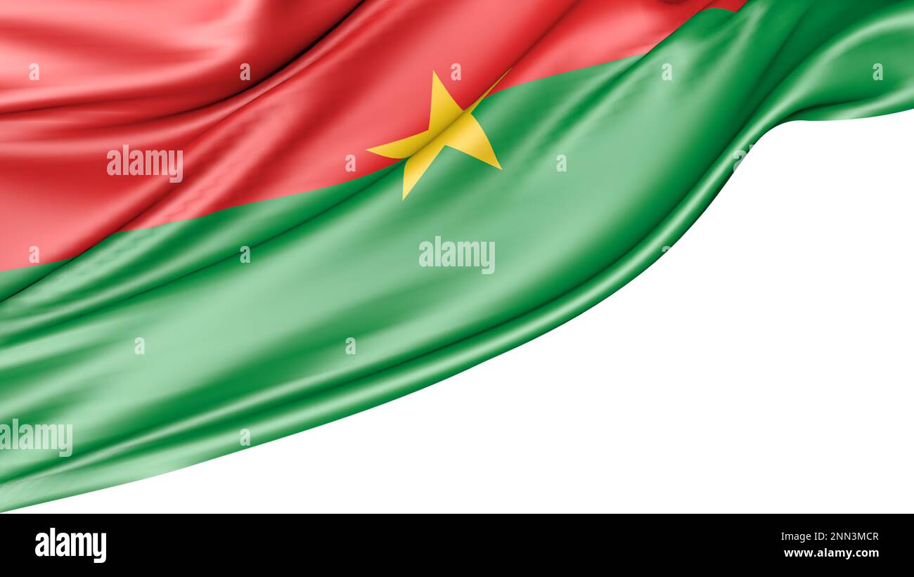 Burkina Faso flag on a flag stand. Vector illustration Stock Vector Image &  Art - Alamy