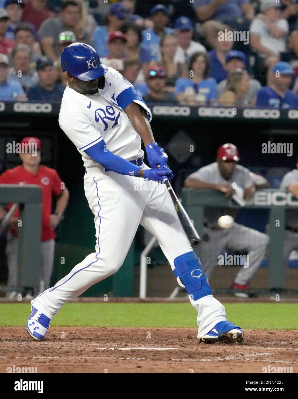 July 05, 2021: Kansas City Royals Whit Merrifield (15) makes a