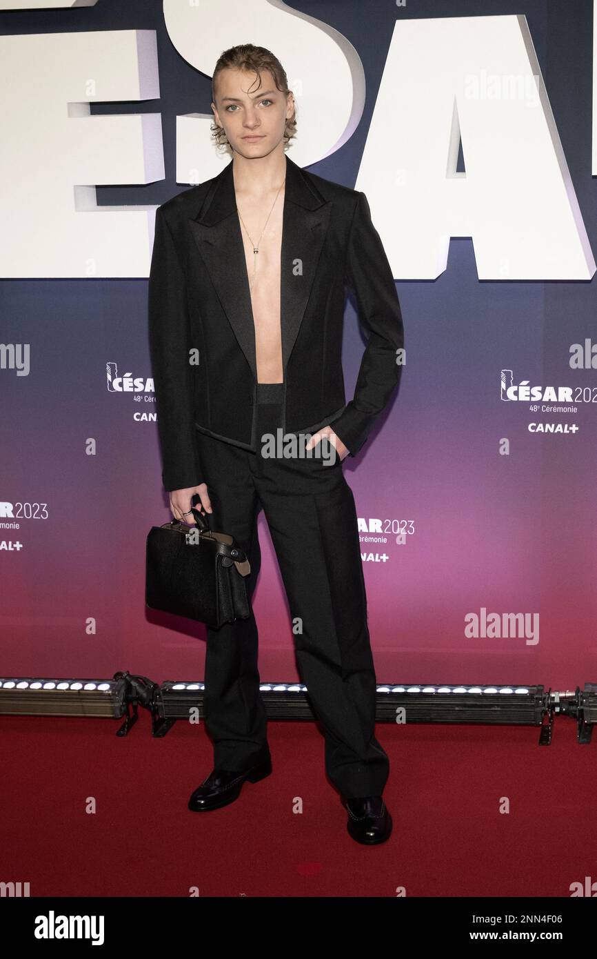 Eden Dambrine arrives at the 48th Cesar Film Awards at L Olympia, on ...