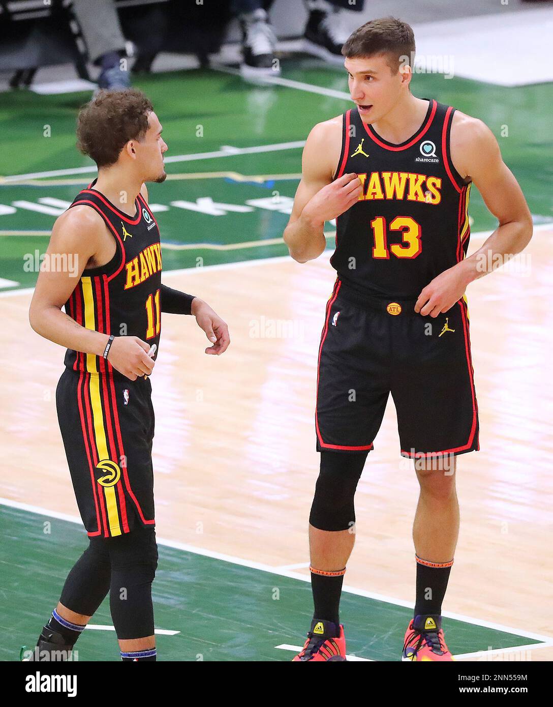 Bogdan Bogdanovic returns but Trae Young is latest Hawk out