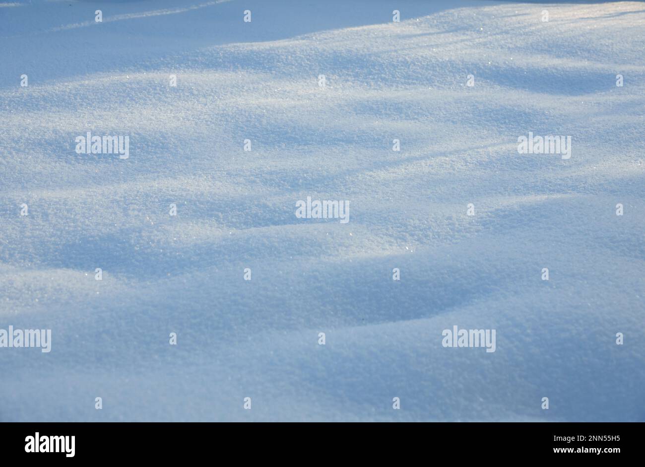 White snow in winter, abstract background Stock Photo