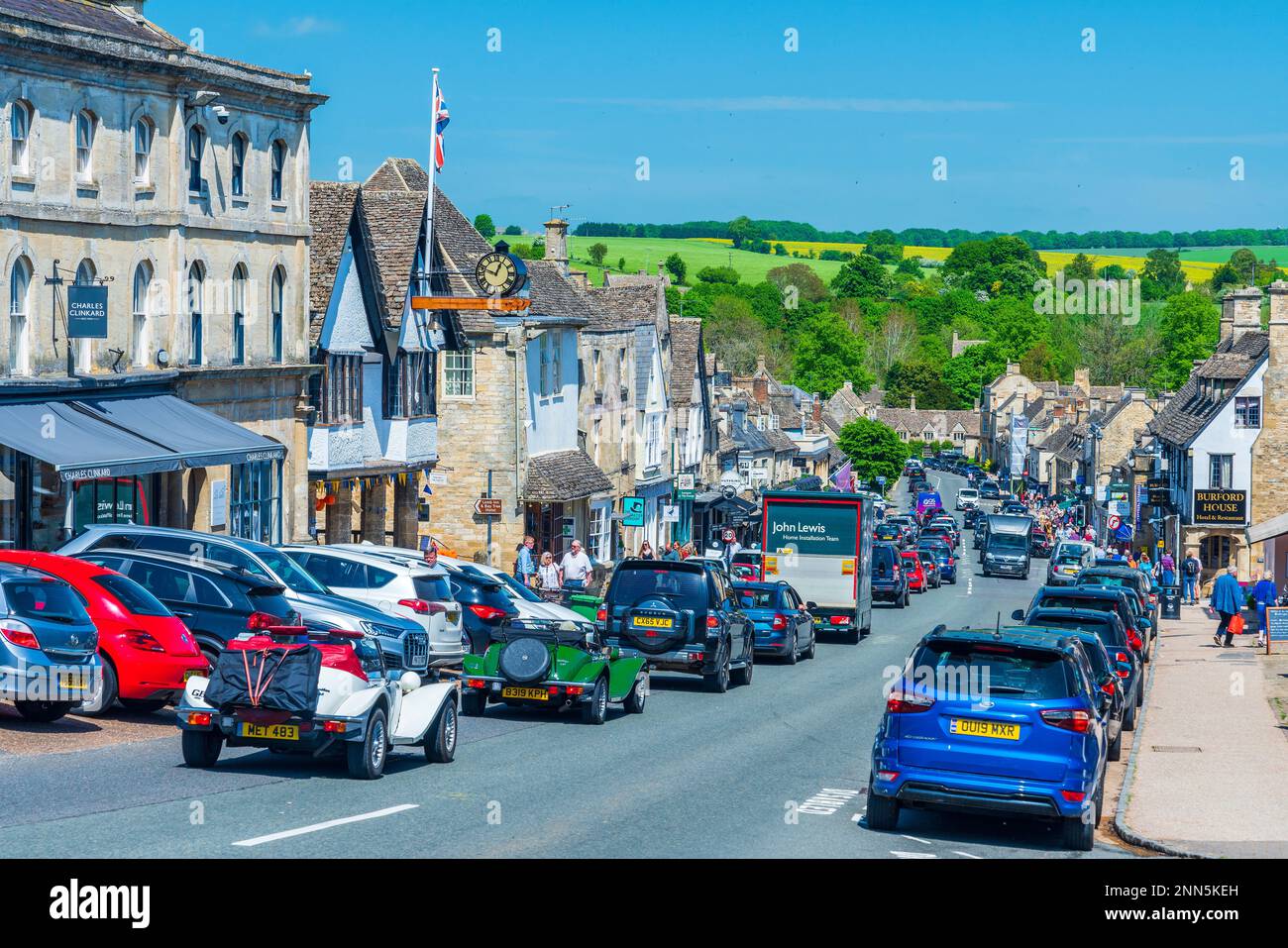 Burford, Cotswolds, Gloucestershire, England, United Kingdom, Europe Stock Photo