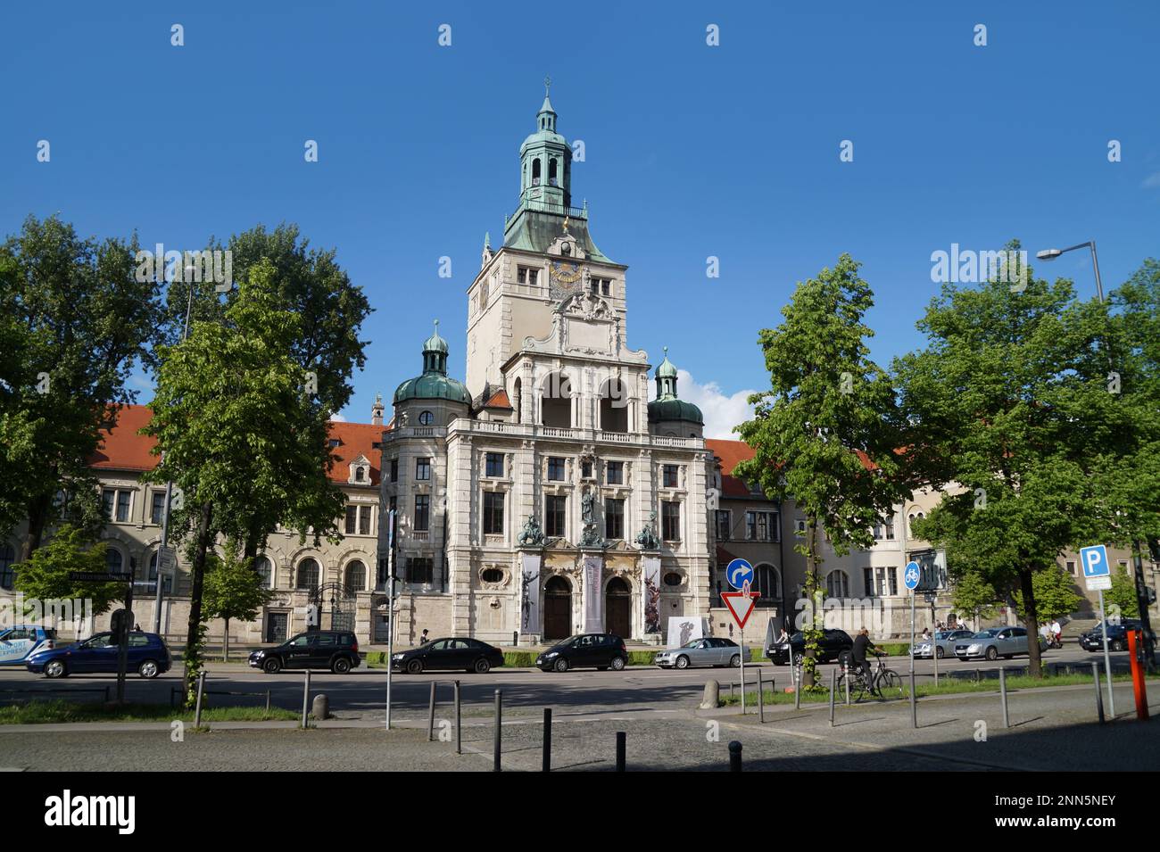 The Bavarian National Museum (Bayerisches Nationalmuseum) one of the most important museums of decorative arts in Europe and one of the largest art mu Stock Photo