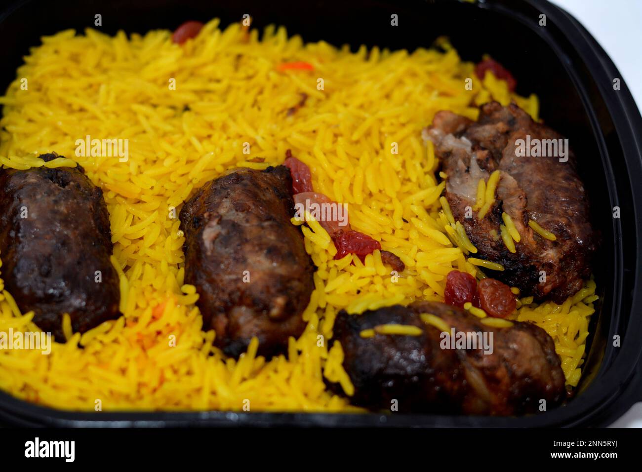Arabic cuisine traditional food beef Kofta, kebab and tarb kofta shish