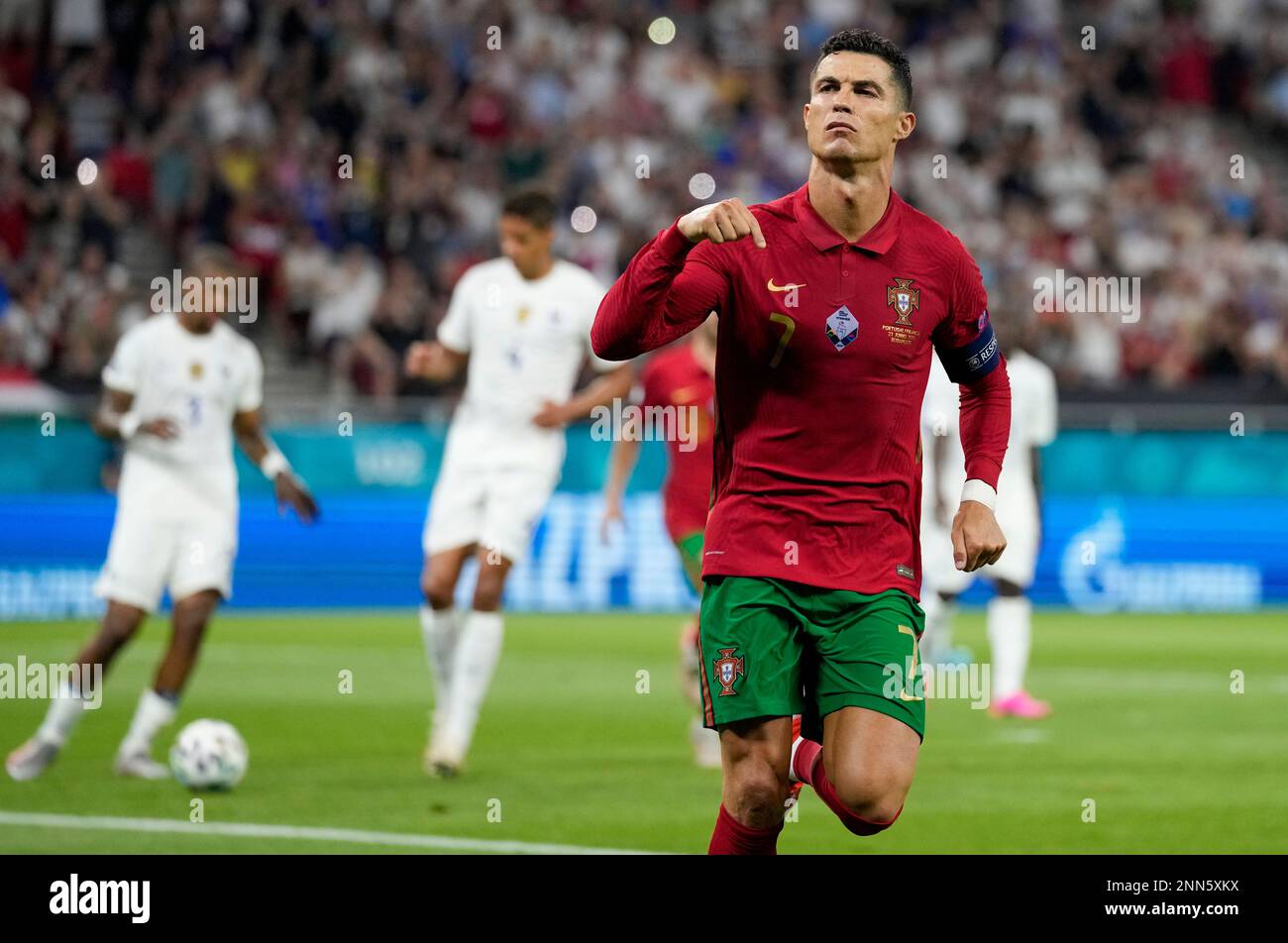 Portugal s Cristiano Ronaldo Celebrates After Scoring His Team s First Portugal s Cristiano Ronaldo Celebrates After Scoring His Team s First