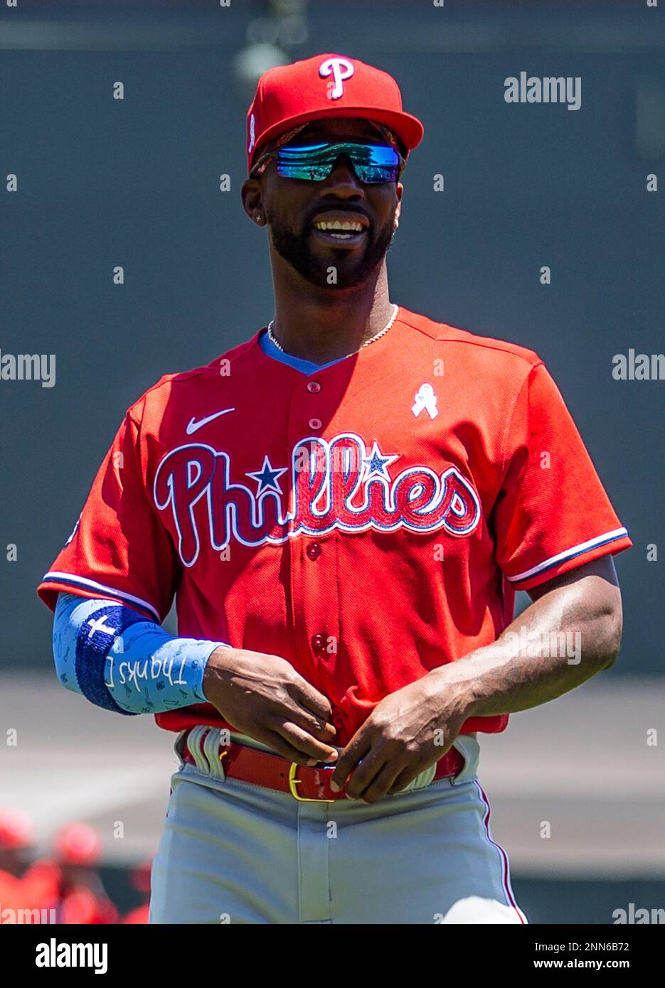 June 20 2021 San Francisco CA, U.S.A. The Phillies center fielder