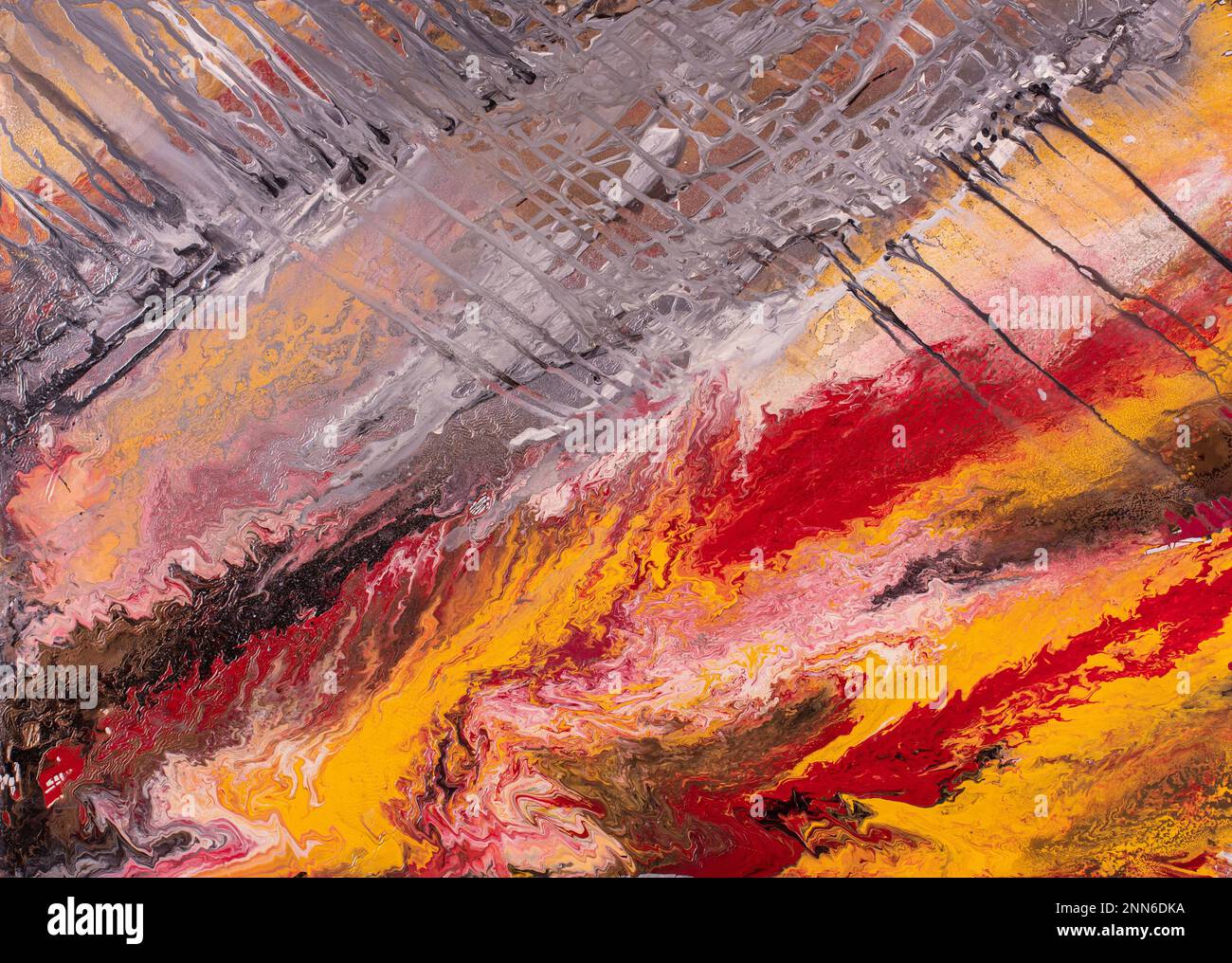 Abstract Contrast Painting
