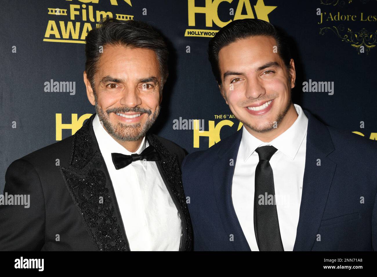 BEVERLY HILLS, CALIFORNIA - FEBRUARY 24: (L-R) Eugenio Derbez and
