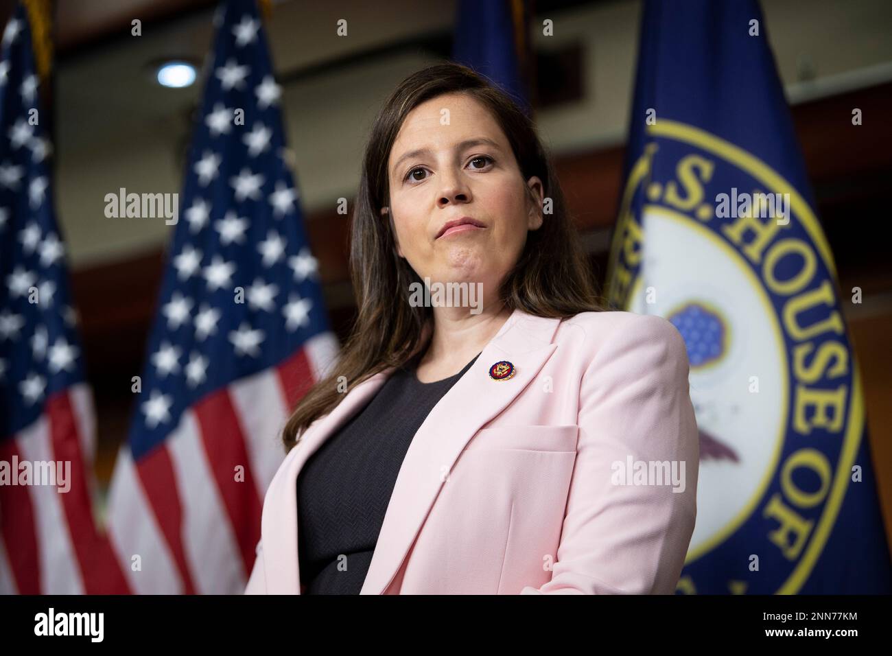 UNITED STATES - June 15: Rep. Elise Stefanik, R-N.Y., attends a news ...