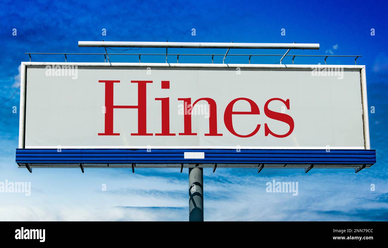 Hines real estate logo hires stock photography and images Alamy