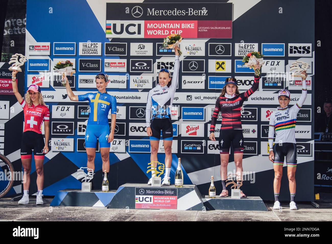 Loana and Mathias Flueckiger dominated the UCI Mountain Bike