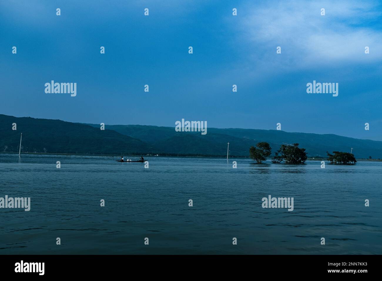 Beauty of Tanguar Haor Stock Photo