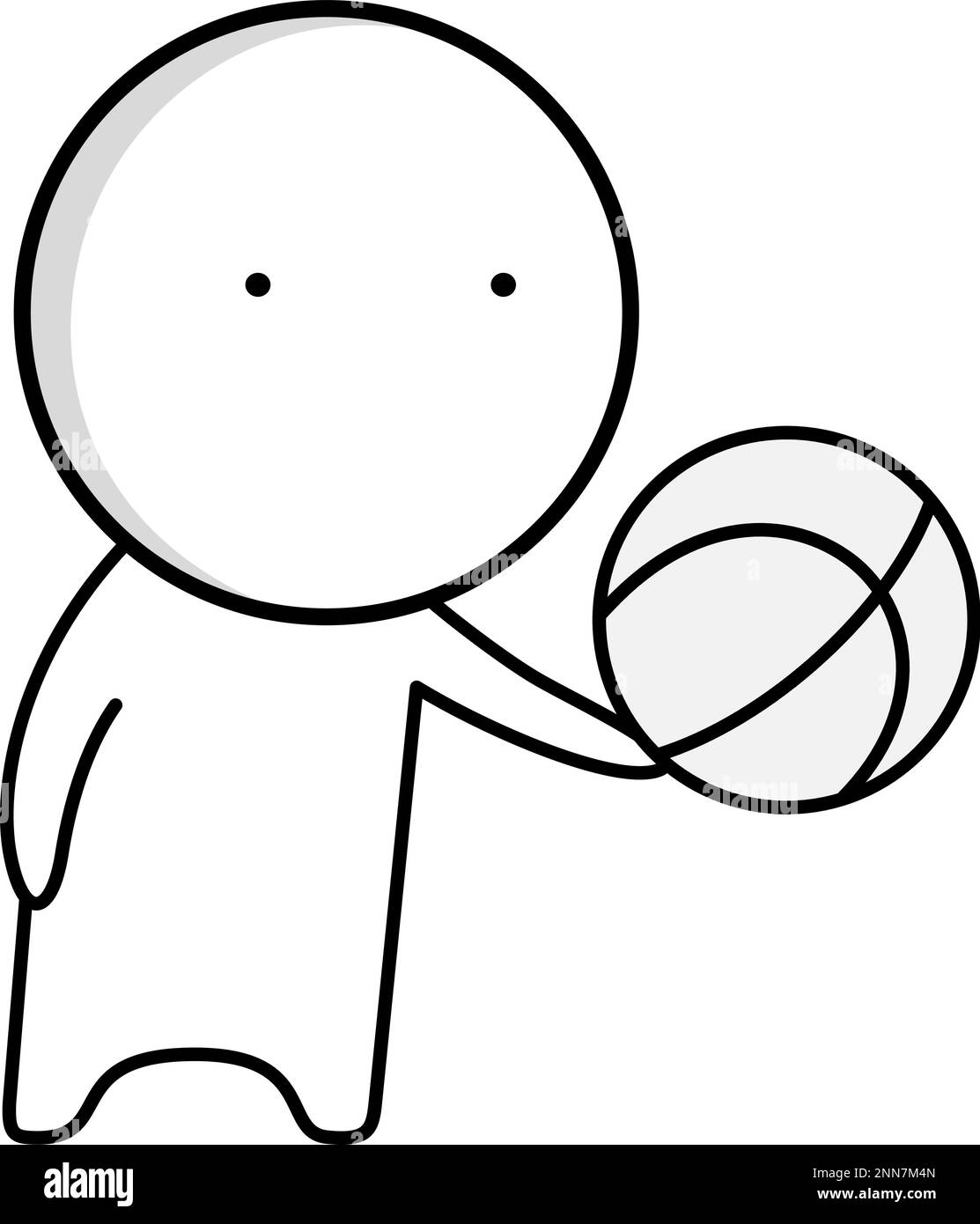 Boy With A Ball Stock Vector Image Art Alamy boy-with-a-ball-stock-vector-image-art-alamy