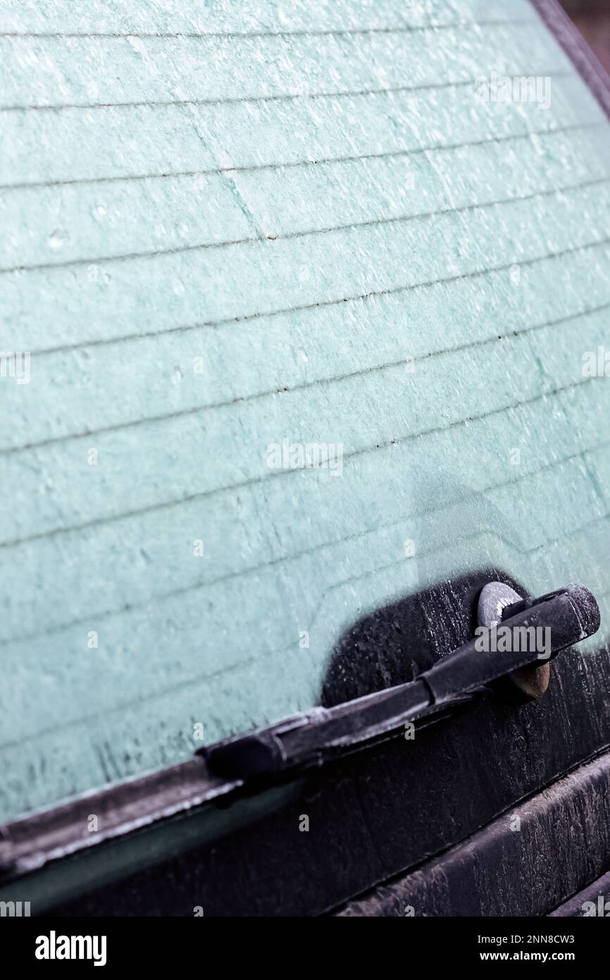 Car rear window cleaning glass hi-res stock photography and images - Alamy