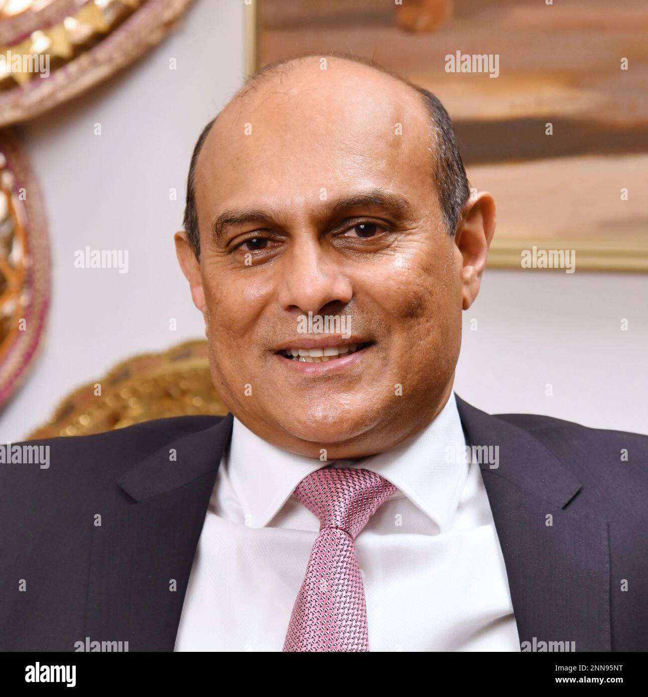 Sri Lanka's Ambassador to Japan Vishramal SANJIV Gunasekara is pictured