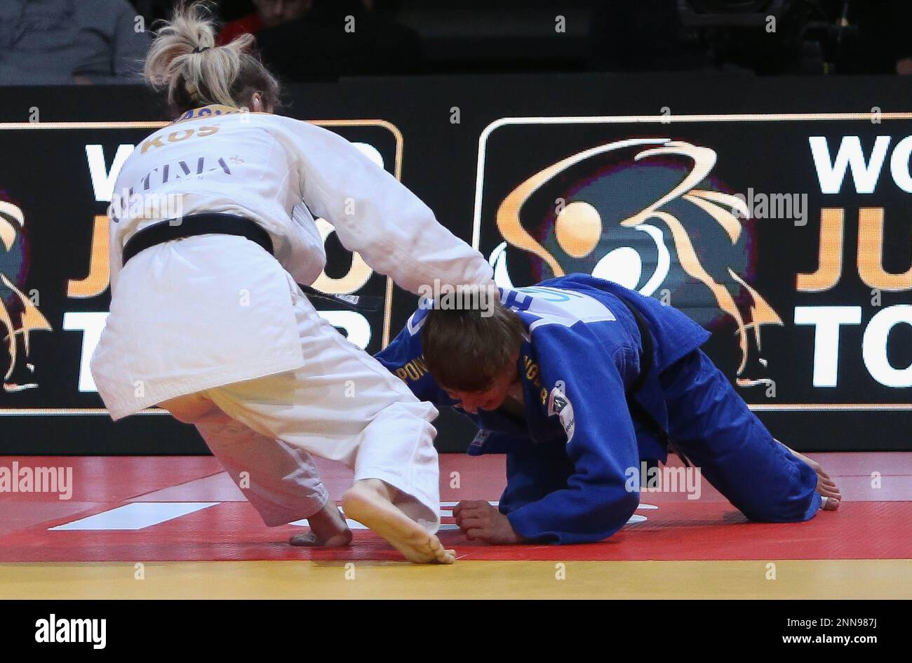 PUPP REKA of HUNGARY and KRASNIQI DISTRIA of Kosovo during the Judo Paris  Grand Slam 2023 on February 4, 2023 at Accor Arena in Paris, France - Photo  Laurent Lairys / DPPI Stock Photo - Alamy