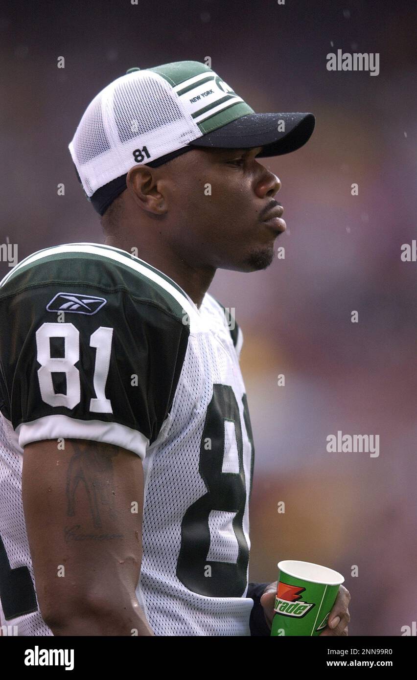 10 August 2003: Curtis Conway of the New York Jets during the Jets