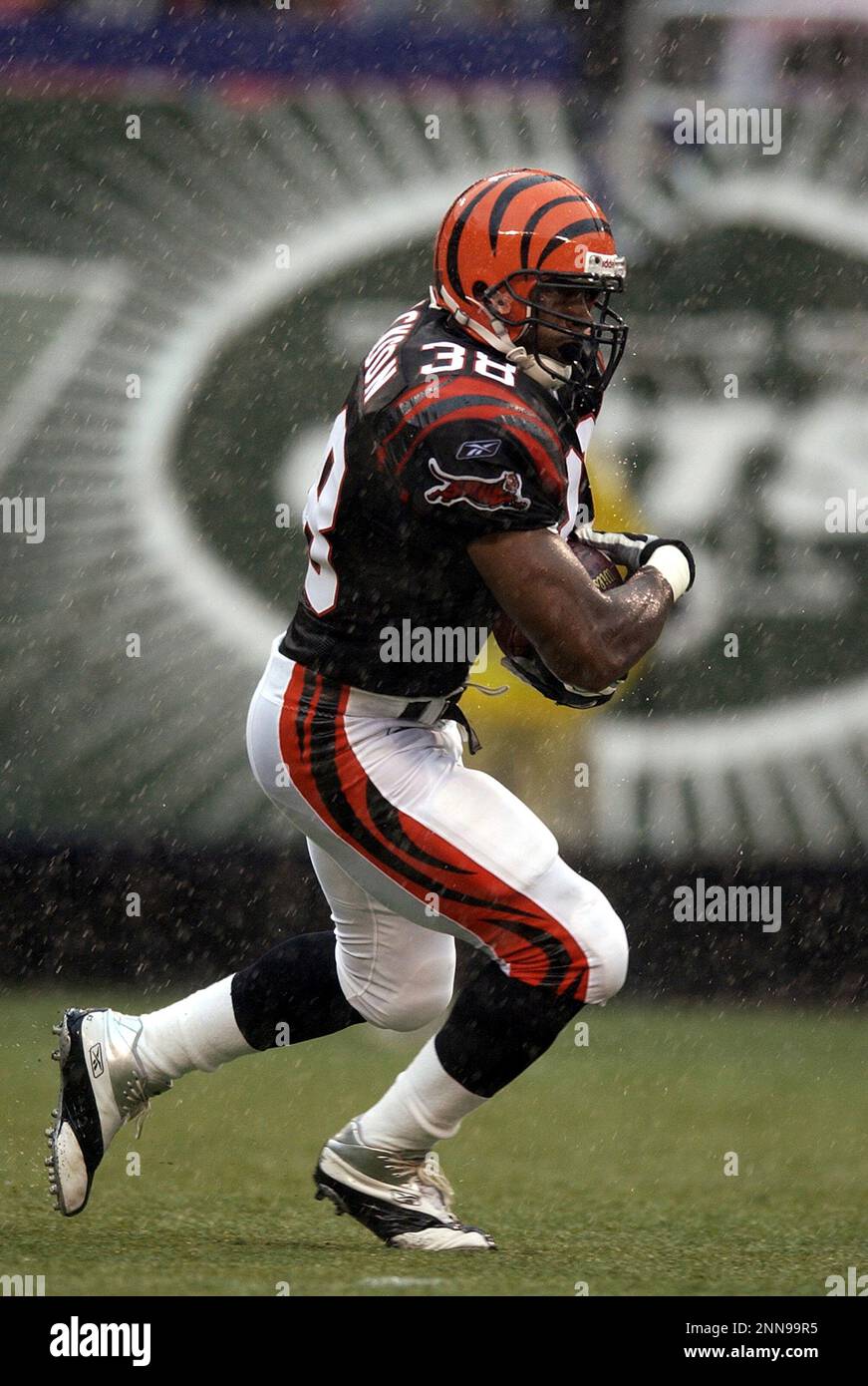 10 August 2003: Ray Jackson of the Cincinnati Bengals during the Jets 28-13  preseason victory over the Bengals at the Meadowlands in East Rutherford,  New Jersey. (Icon Sportswire via AP Images Stock Photo - Alamy