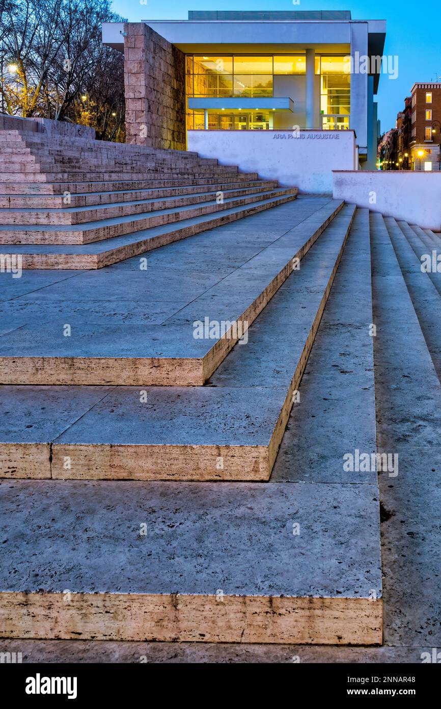 Ara Rome View of the Museum of the Ara Pacis, Rome, Italy Stock Photo - Alamy