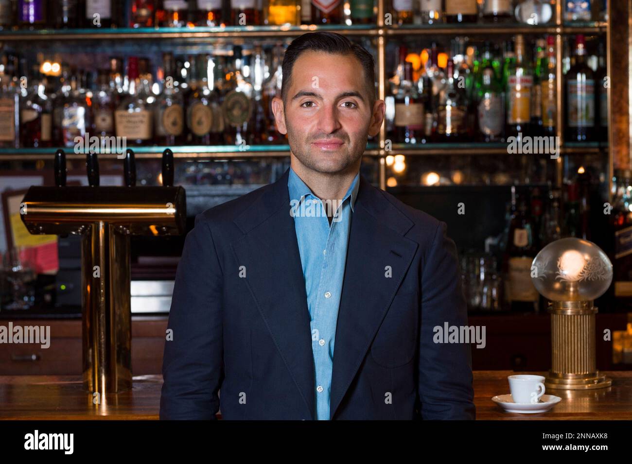 Chef Mario Carbone poses for a photo at Carbone on Thursday, May 20