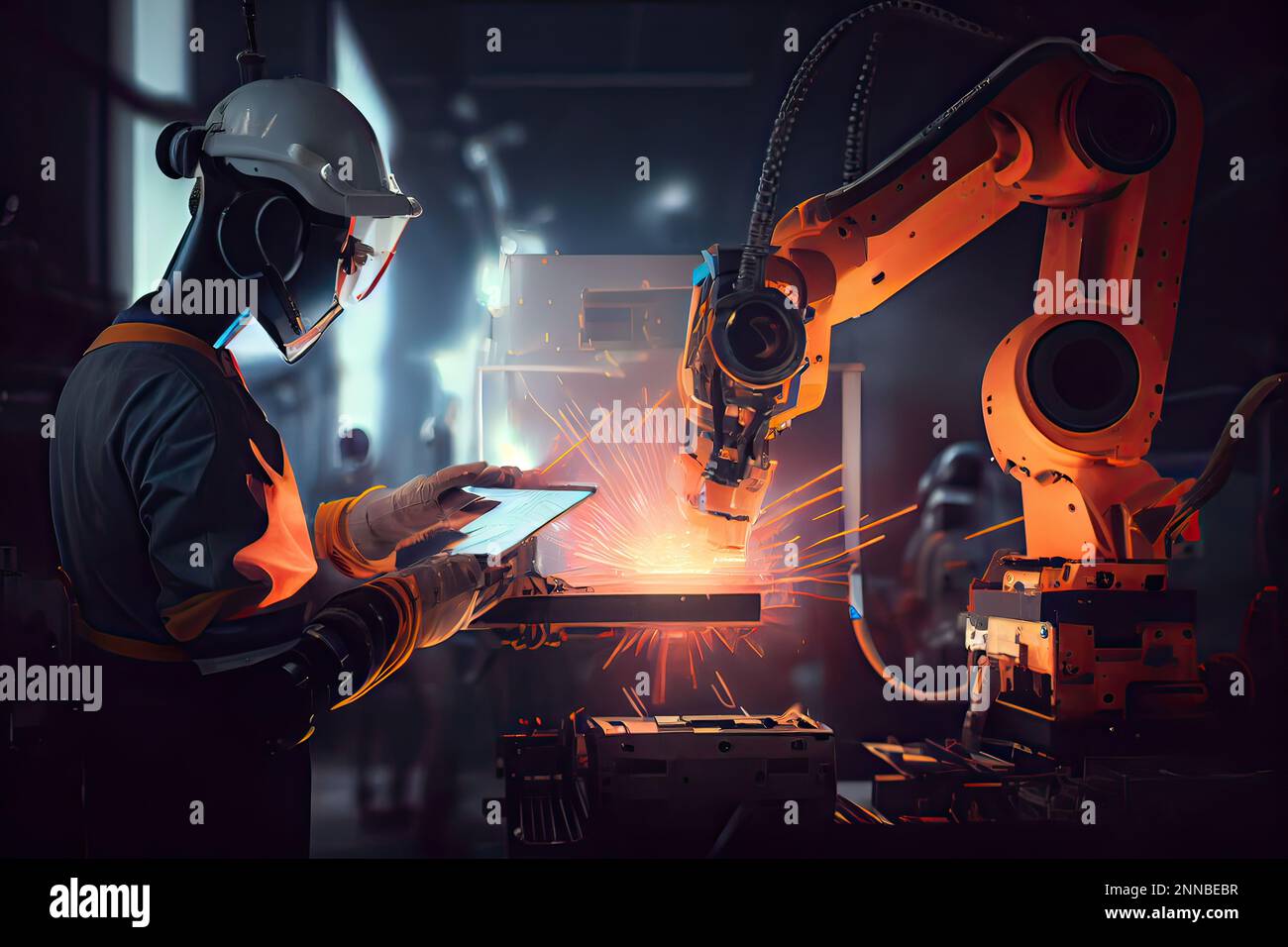 Generative AI illustration of a real time monitoring system's software