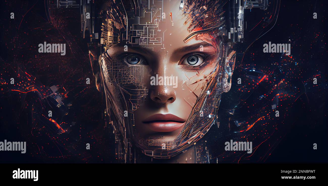 Future technologies generative ai hires stock photography and images