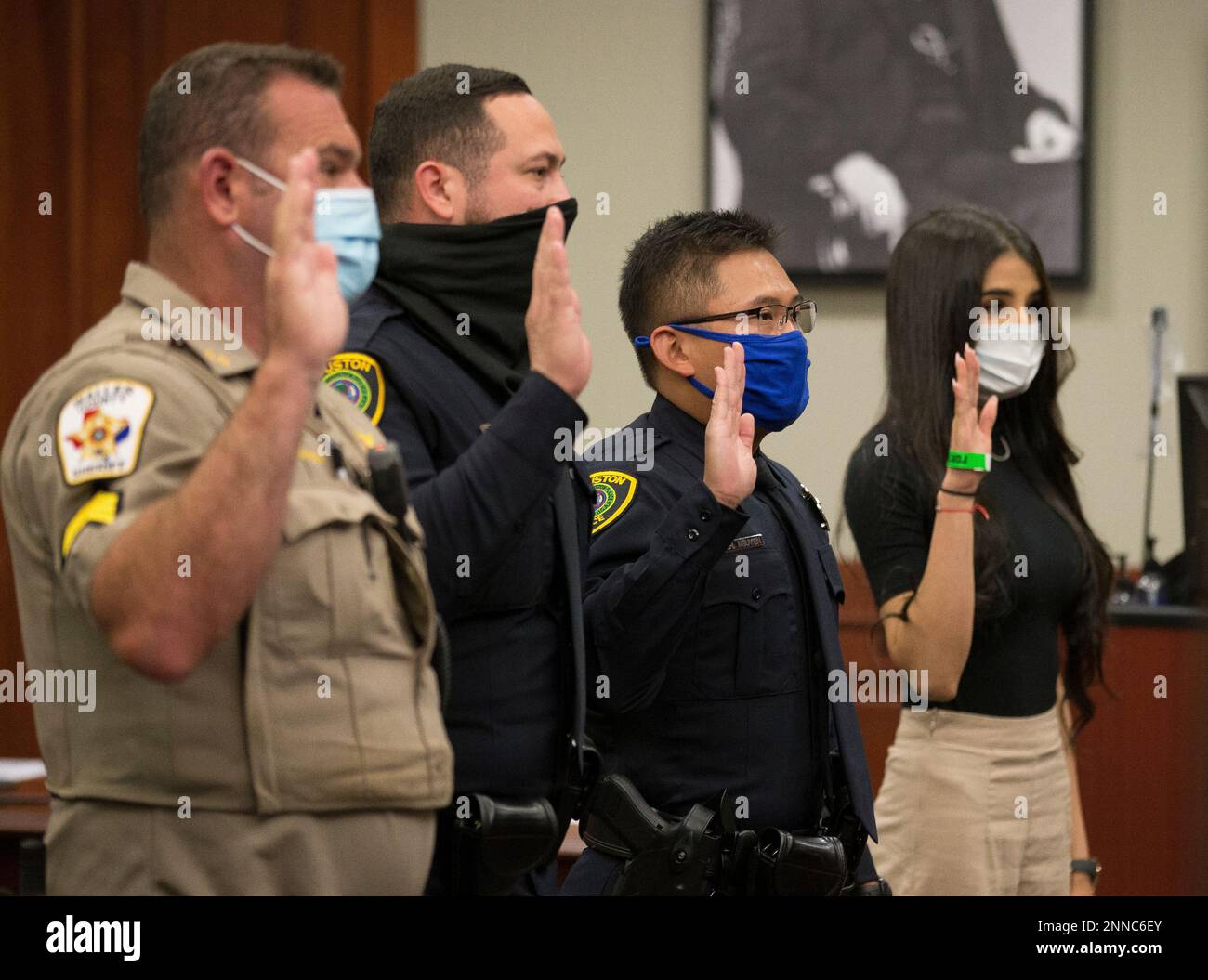 Witnesses Are Addressed By The Judge During A Bond Revocation Hearing On A Murder Charge For 