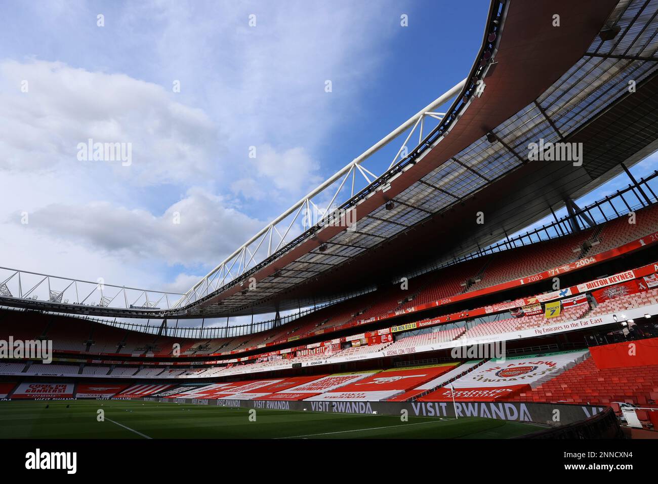 General view inside the stadium before the English Premier League ...