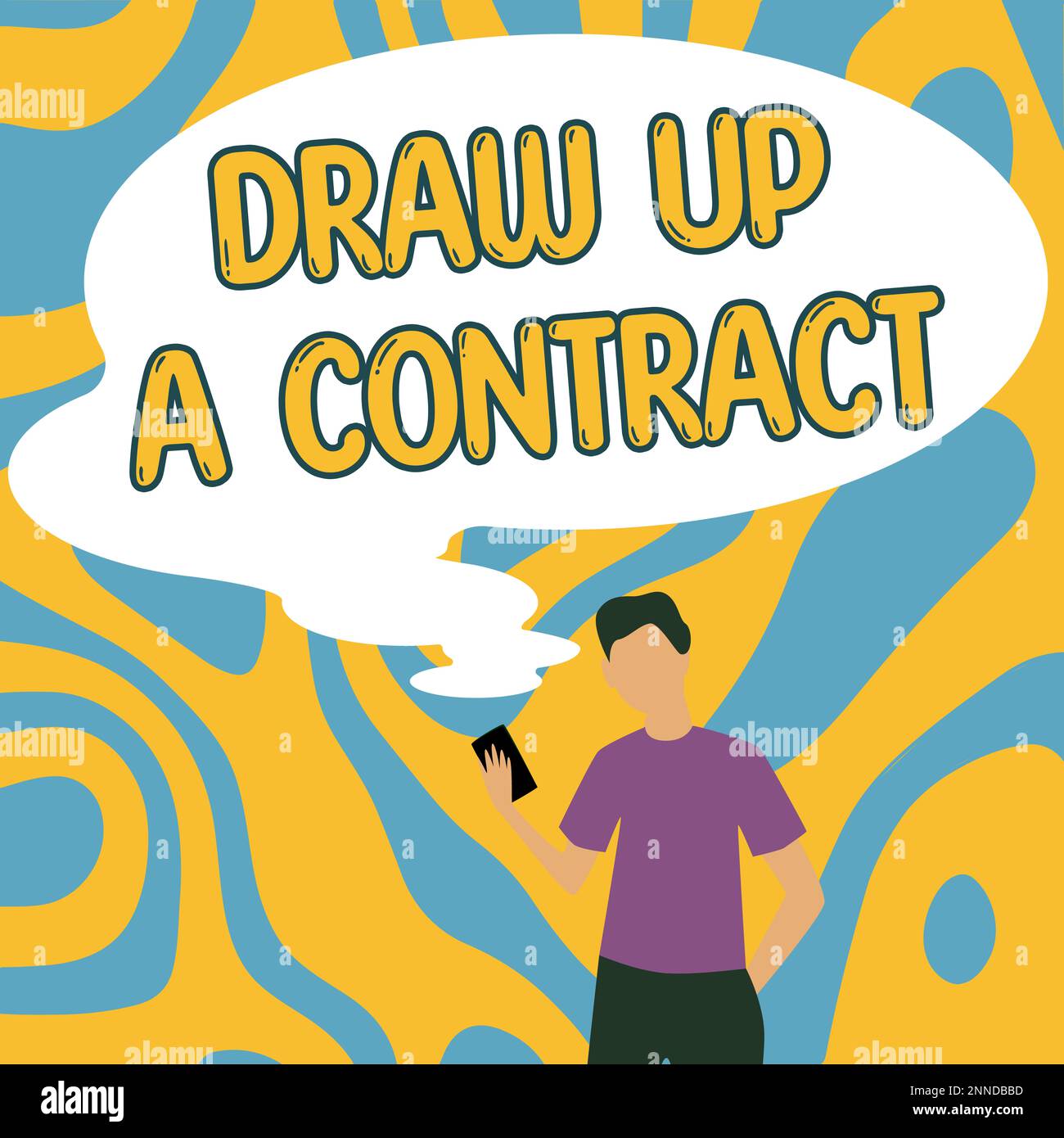 Inspiration showing sign Draw Up A Contract. Business overview write a