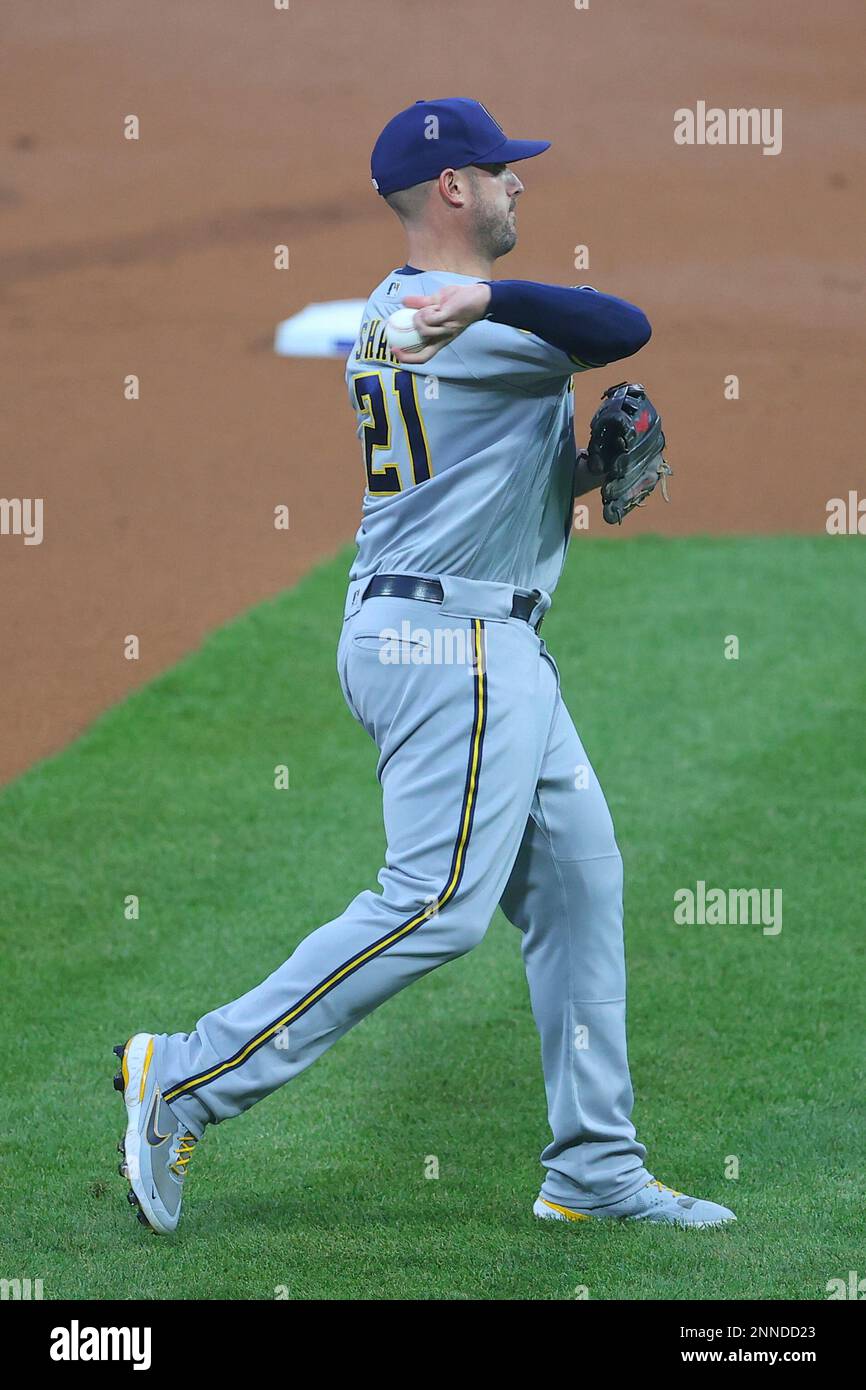 Milwaukee Brewers third baseman Travis Shaw in a good place after