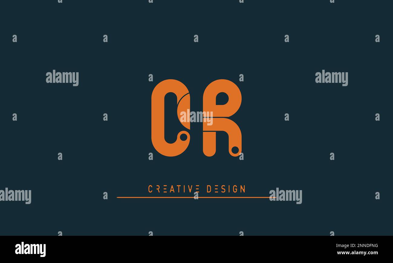 Alphabet letters Initials Monogram logo CR , RC Stock Vector Image ...
