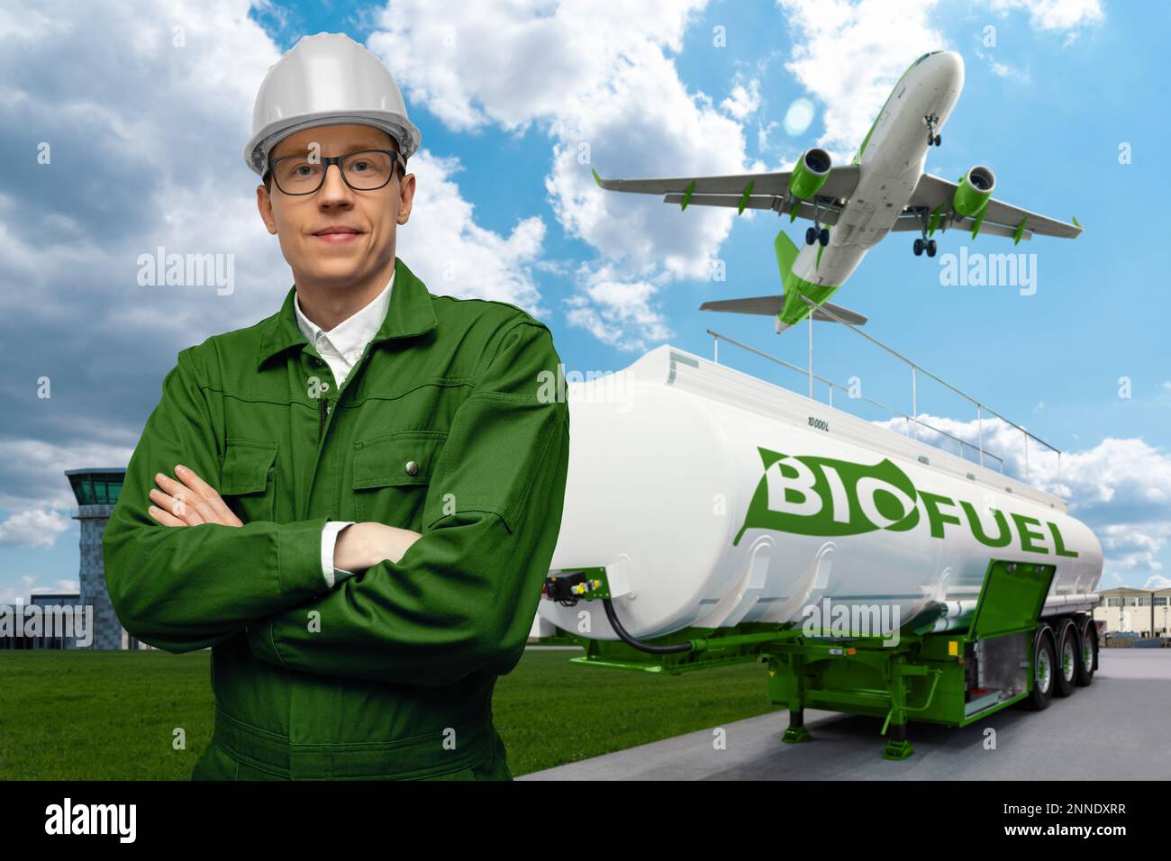 Biofuel Engineer Aircraft engineer hi-res stock photography and images - Alamy