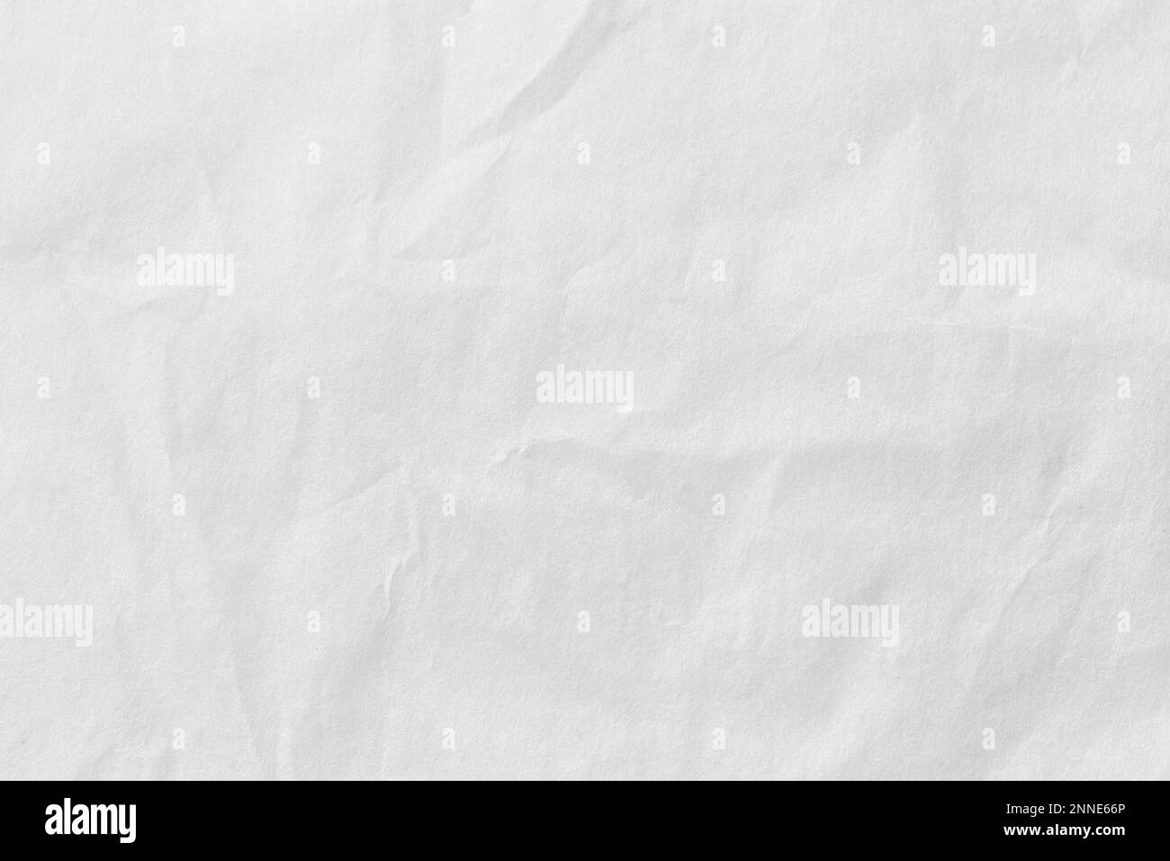 Blank white crumpled and creased paper. White sheet of crumpled paper