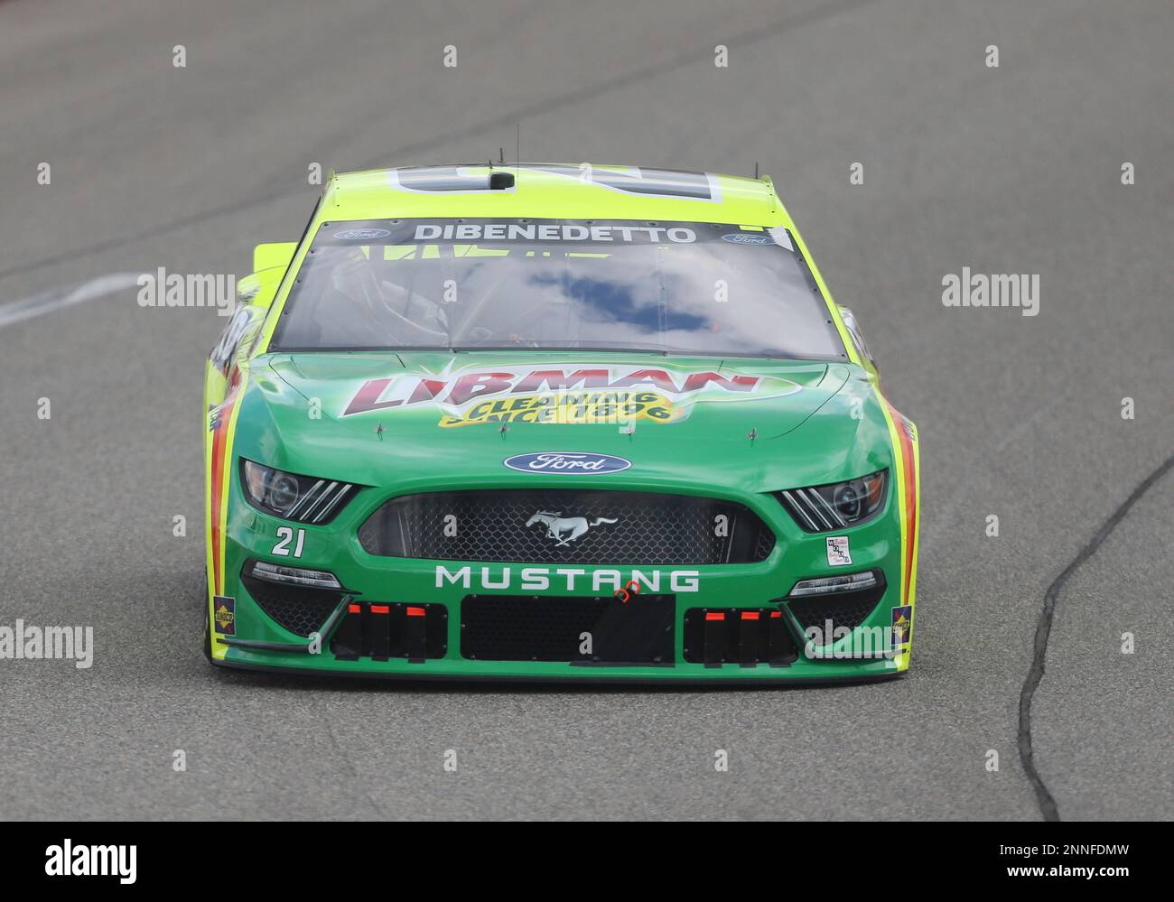 RICHMOND, VA - APRIL 18: Matt DiBenedetto (21) Wood Brothers Racing ...