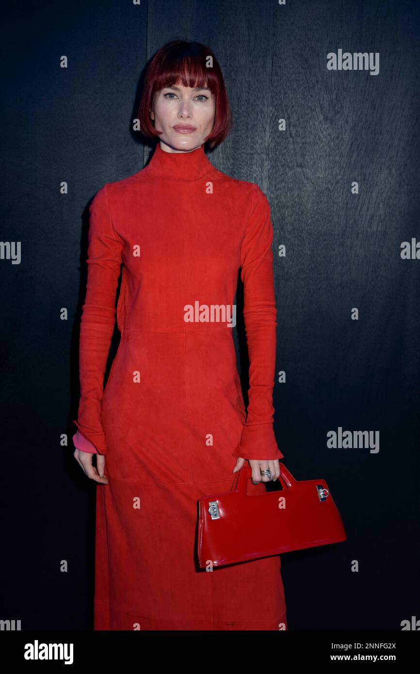 Milan, Italy. 25th Feb, 2023. Milan, Milan Fashion Week, fall winter