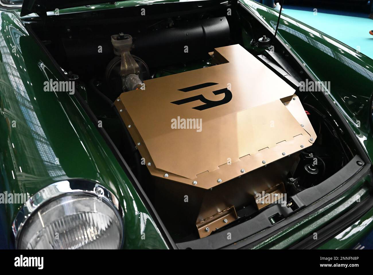 Converting classic cars to electric hires stock photography and images