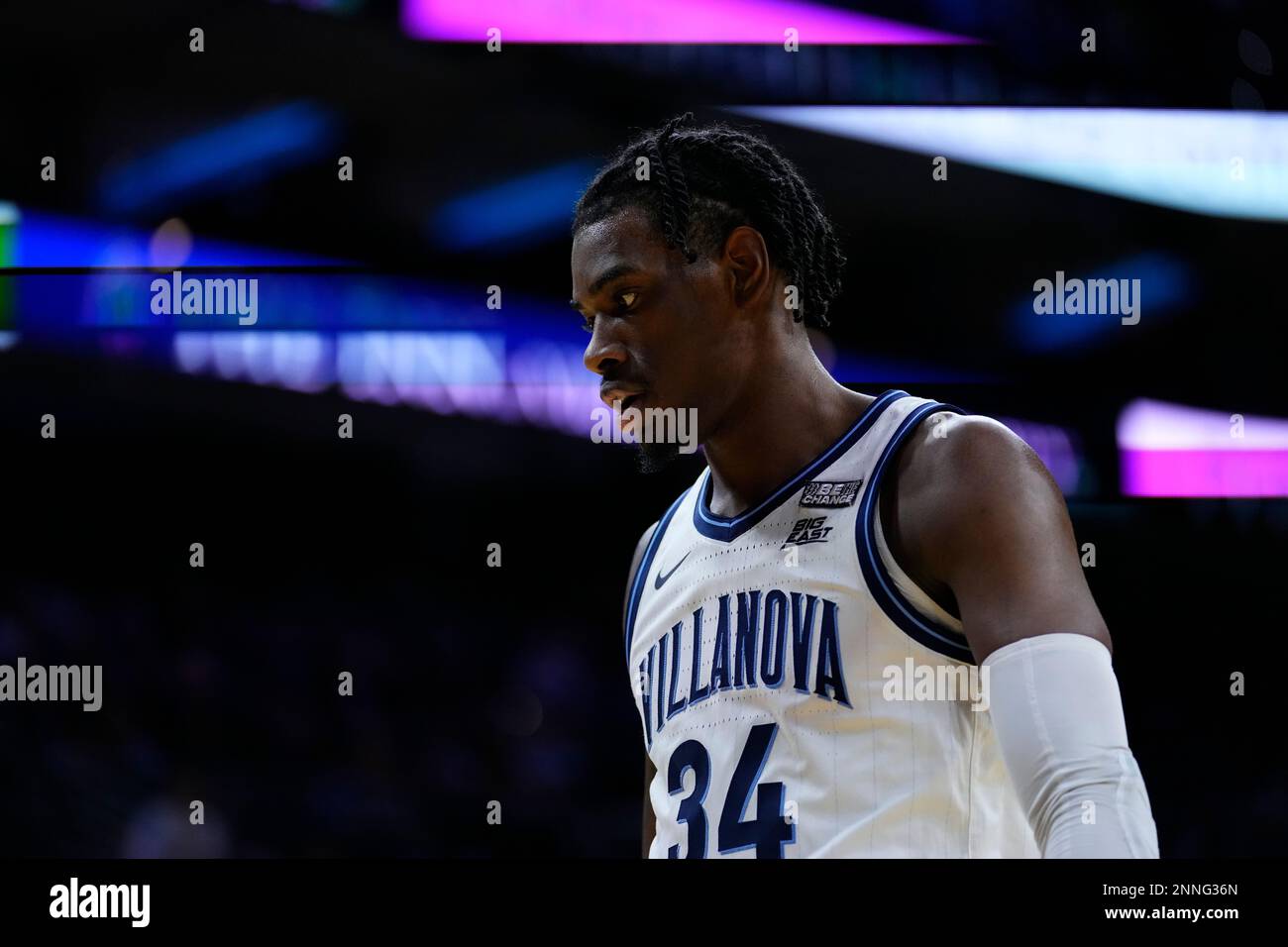 Villanova's Brandon Slater plays during an NCAA college basketball game