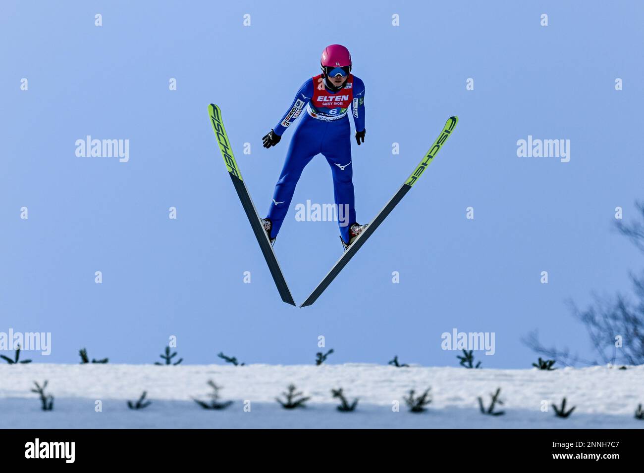 Yuka Seto of Japan in action during the Women HS 100 Normal Hill Team ...