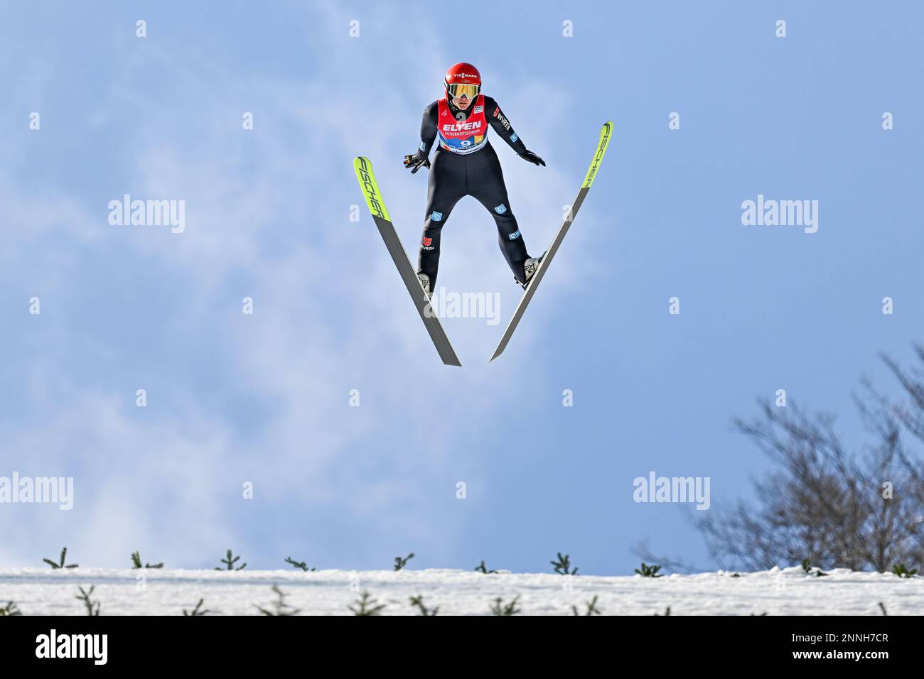 Planica, Slovenia. 25th Feb, 2023. Selina Freitag of Germany in action ...
