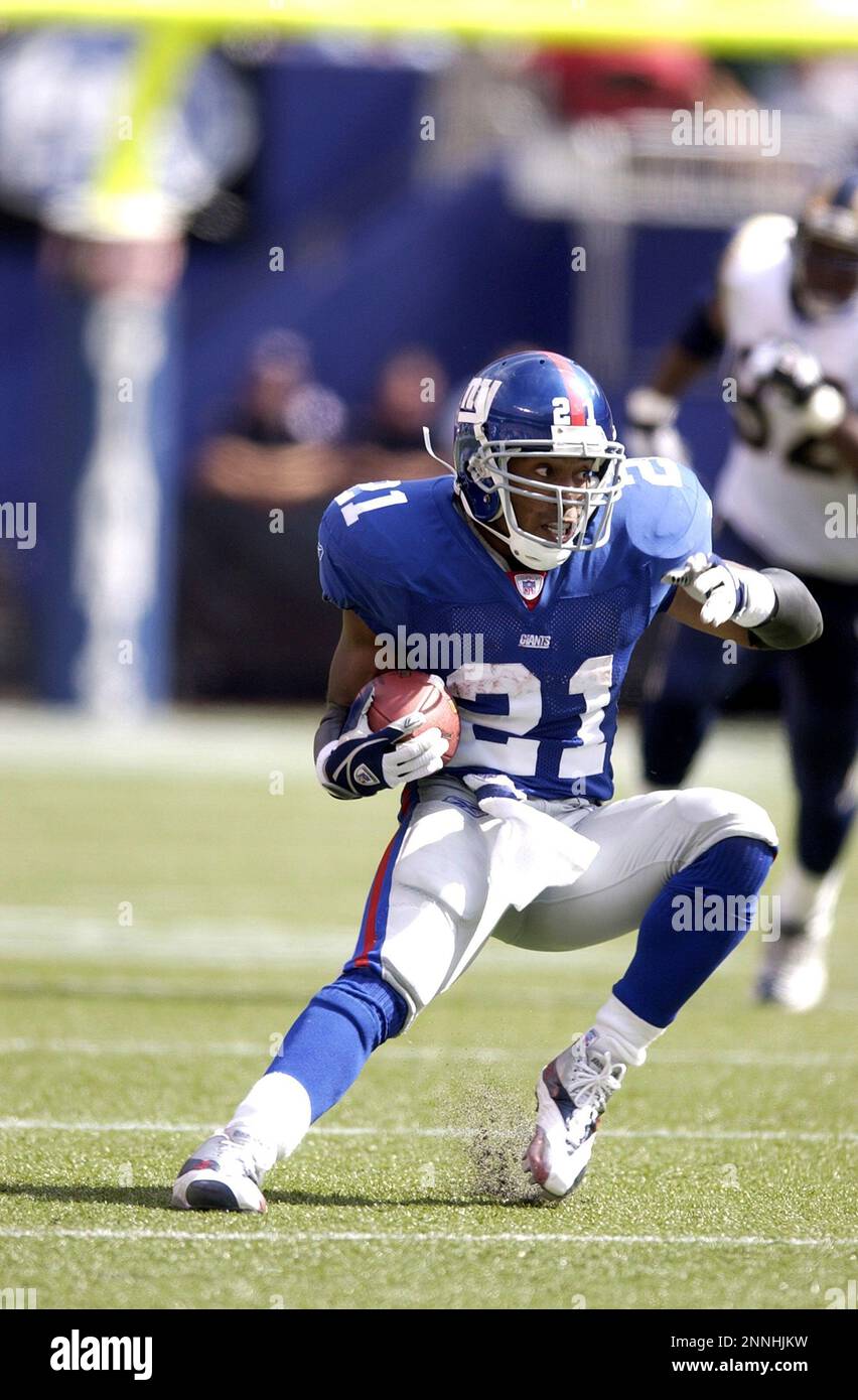 7 September 2003: Tiki Barber of the New York Giants during the