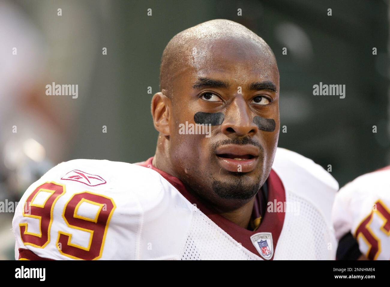 16 August 2008: Washington Redskins defensive end Andre Carter (99) during  a preseason game against the