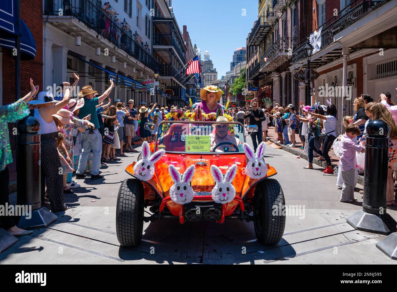 Historic Easter Parade,Bourbon Street, French Quarter New Orleans