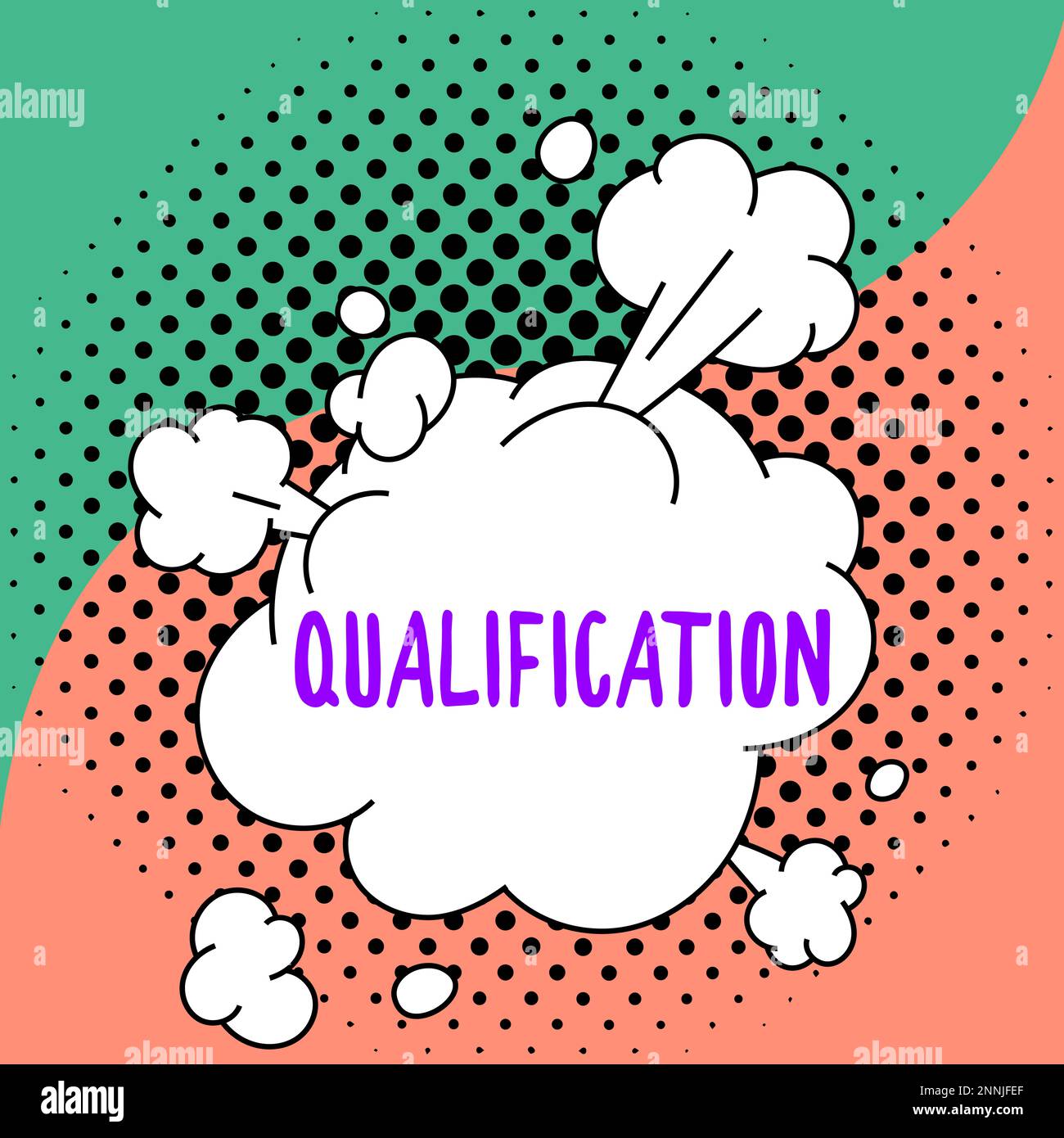 Qualification Sign Post Sign displaying Qualification. Business approach Officially permission ...