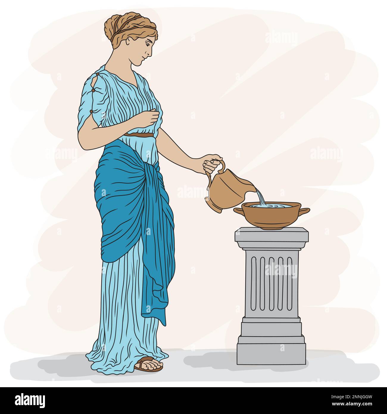 Vector Greek women Stock Vector Image & Art Alamy