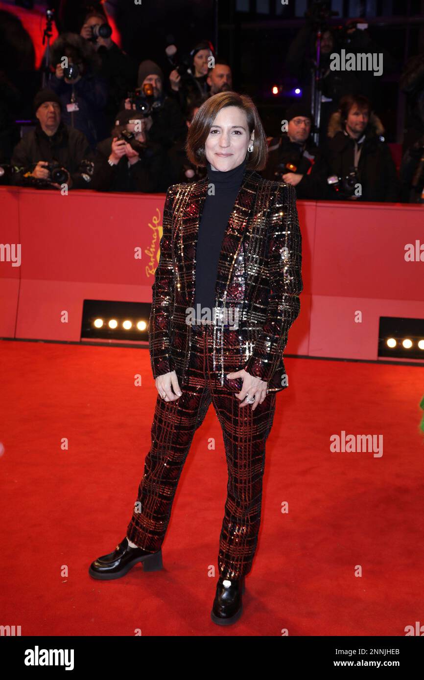 Carla Simon arrives for the closing ceremony of the 73rd Berlinale International Film Festival Berlin at Berlinale Palace on February 25, 2023 in Berl Stock Photo