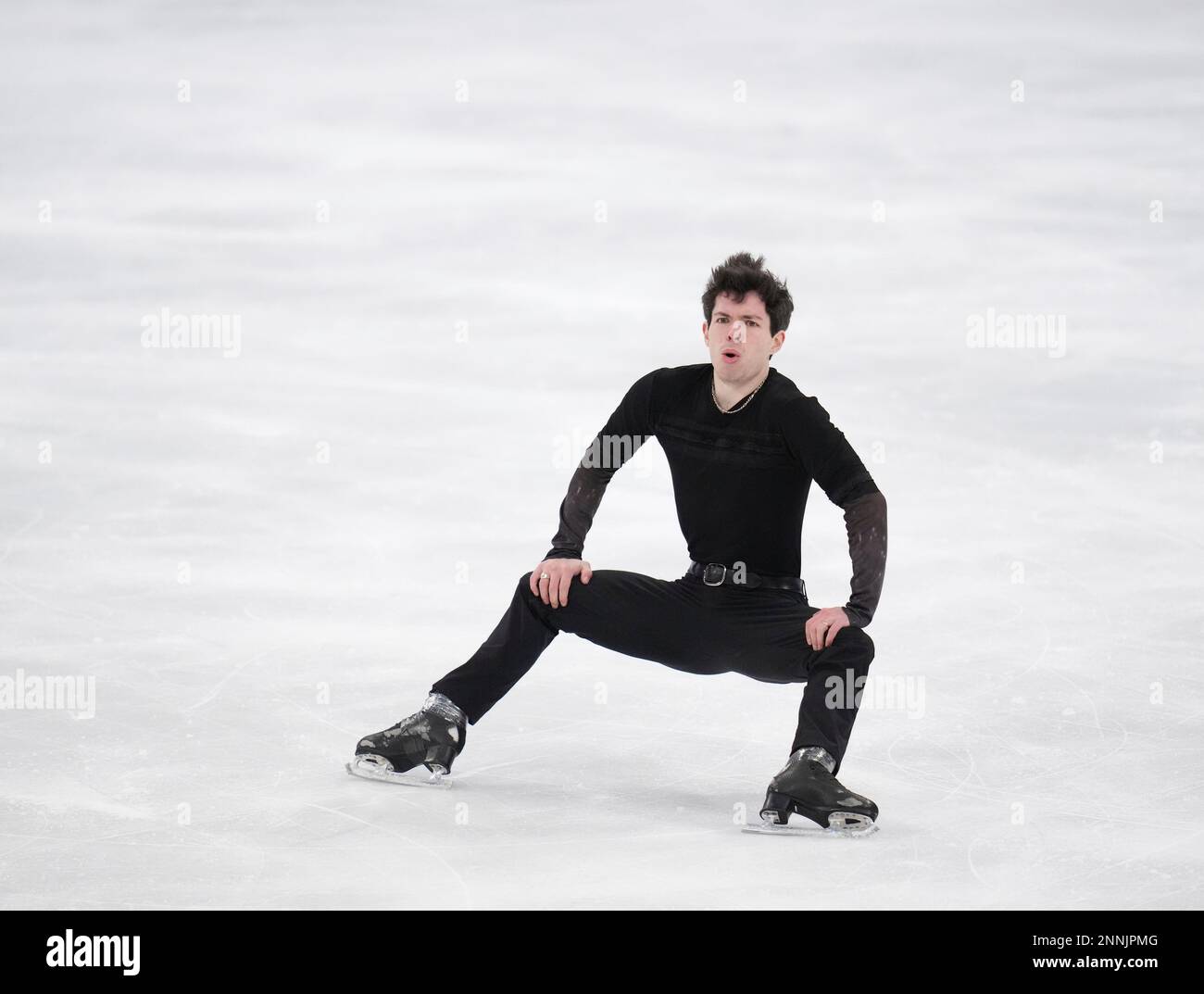 Keegan MESSING of Canada performs during men's free skating of the