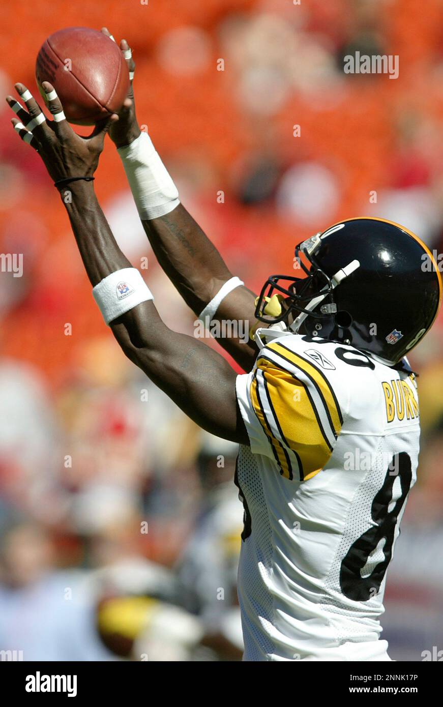 14 Sept 2003: WR Plaxico Burress of the Pittsburgh Steelers in the Kansas  City Chiefs 41