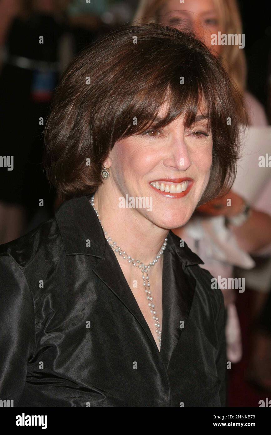Nora Ephron attends the premiere of "Bewitched" at Ziegfeld Theatre in