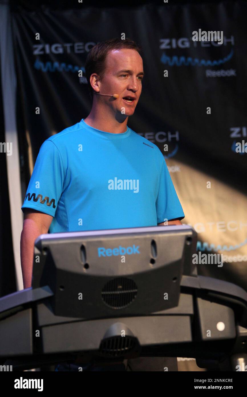 04 February 2011: Peyton Manning during the Reebok's Zig Tech